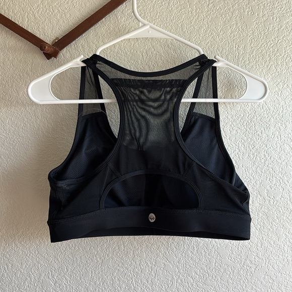 Senita Lux Sarah Mesh Sports Bra in Black - Picture 6 of 9